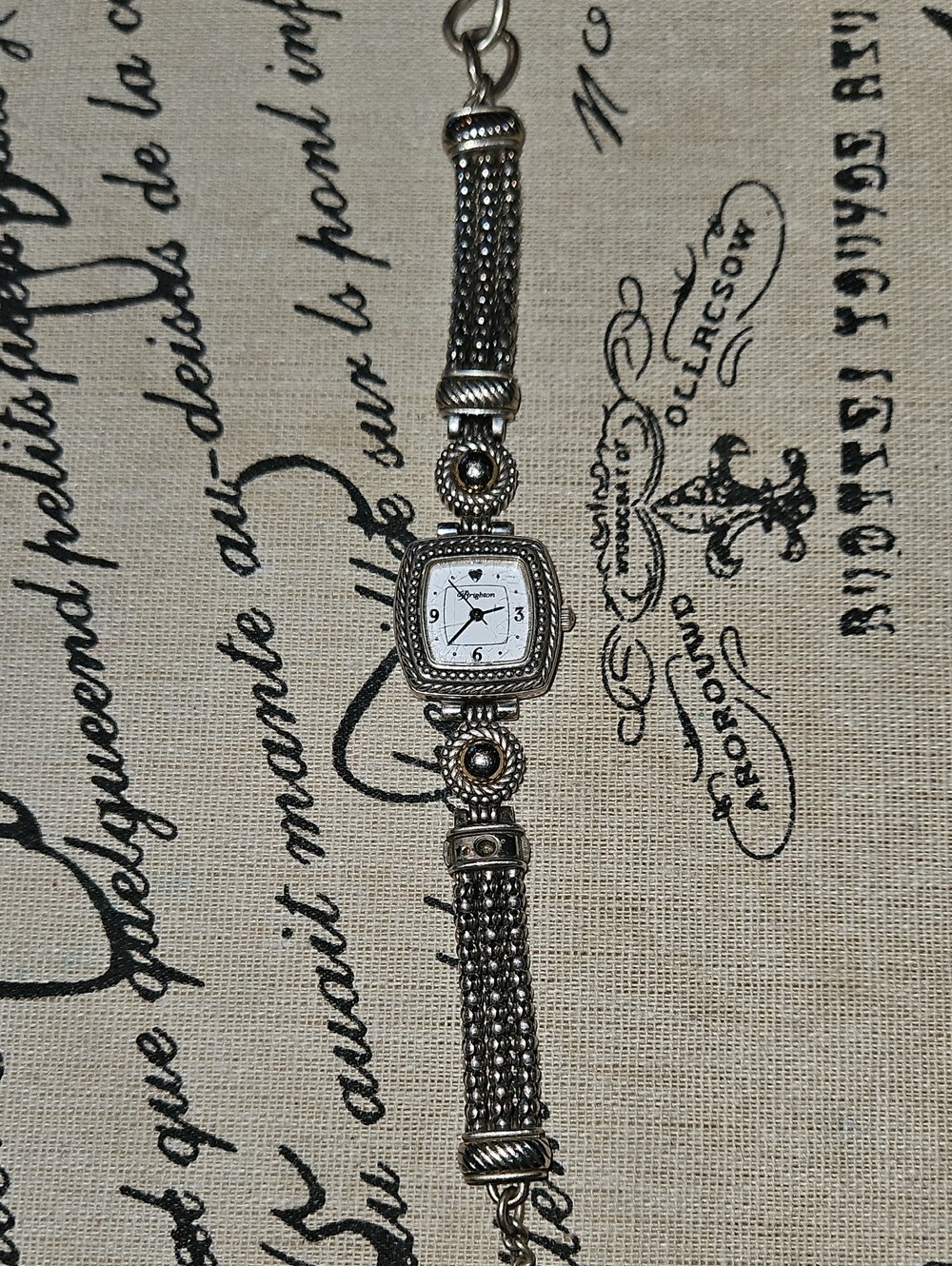 Brighton Tuscany Vintage Two Tone Women's Bracelet Watch